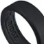 Left. The Ridge Wallet - 8MM SILICONE RING SET - Royal Black - Size 8 - Black.