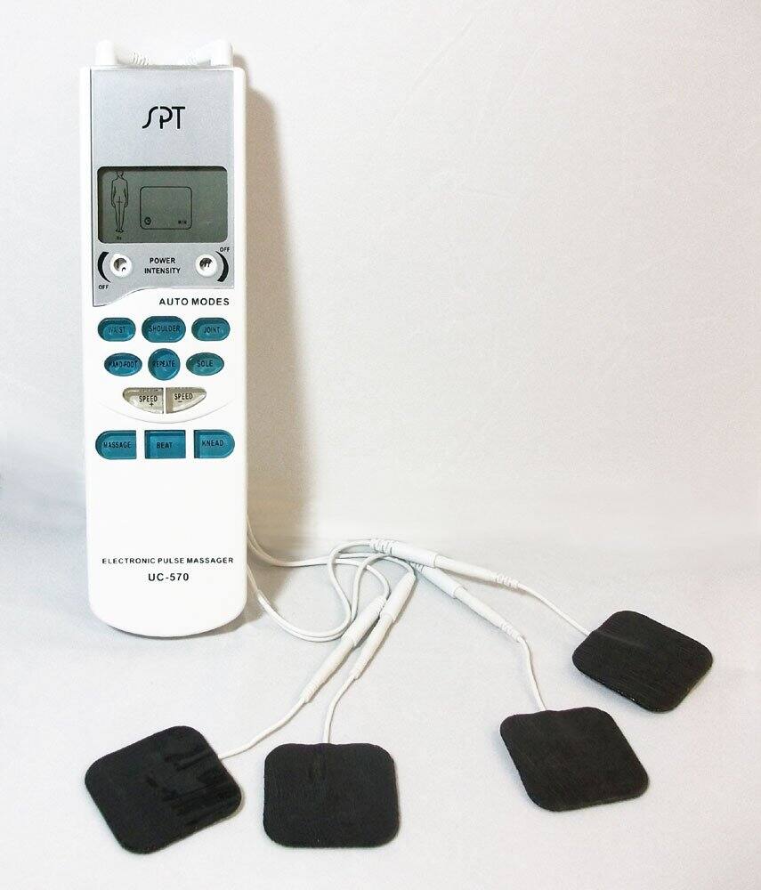 SPT - Electronic Pulse Massager - White