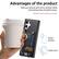 Advantages of the product
- Hold your phone with more comfort while preventing those dreadful drops.
- Will NOT stick to silicone or leather
- Easier photos
- Hold more