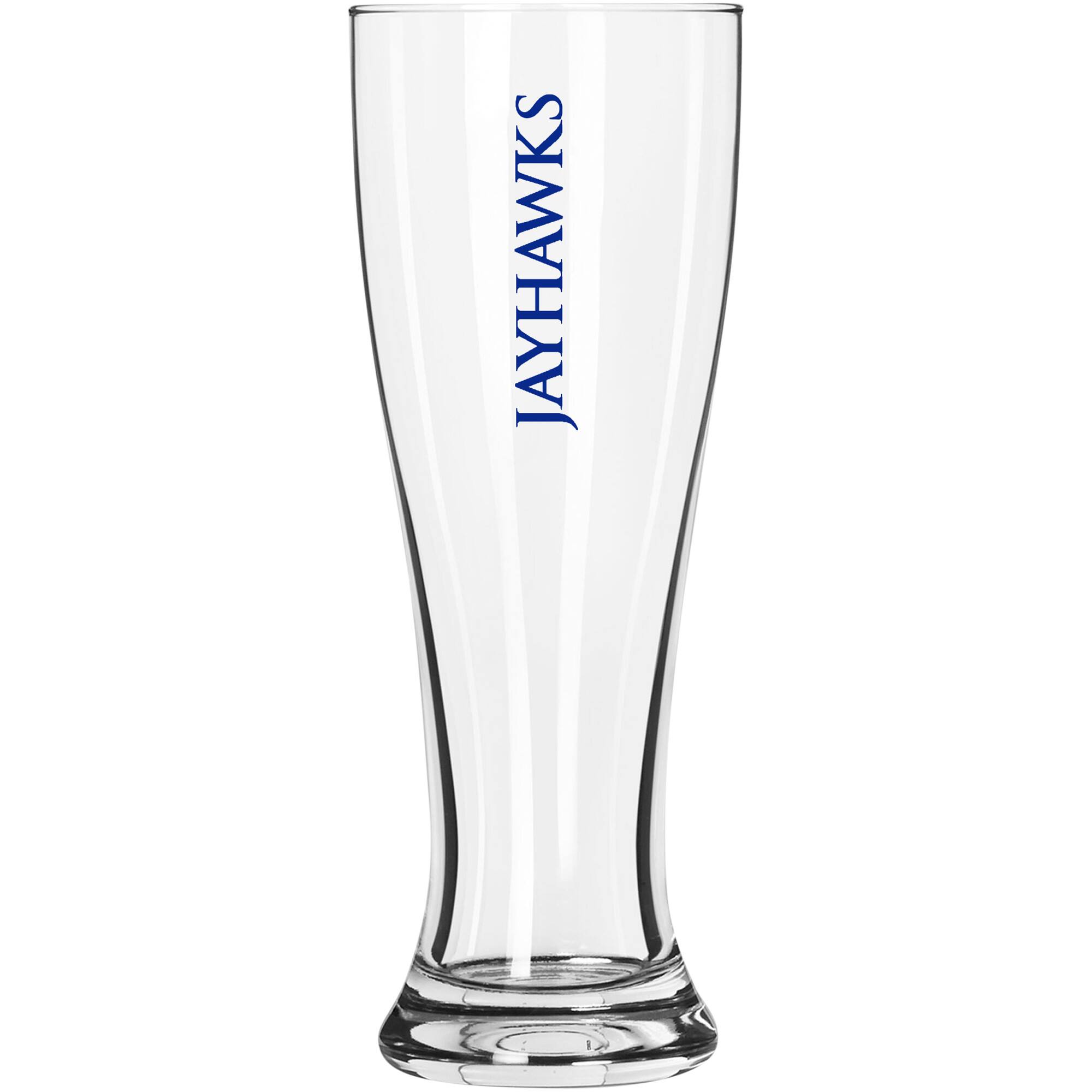 Alt View 1. Logo Brands - Kansas Jayhawks 16oz. Game Day Pilsner Glass - Multicolor.