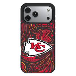 Keyscaper - NFL - Kansas City Chiefs Bump Case with 8.2ft Drop Protection - 14 Pro Max - Multicolor