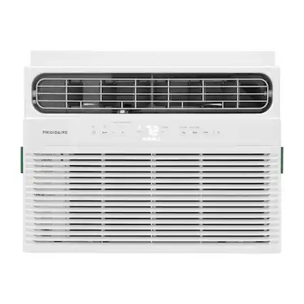 Front. Frigidaire - 12,000 BTU 550 Sq. Ft. Smart Window Air Conditioner - White.
