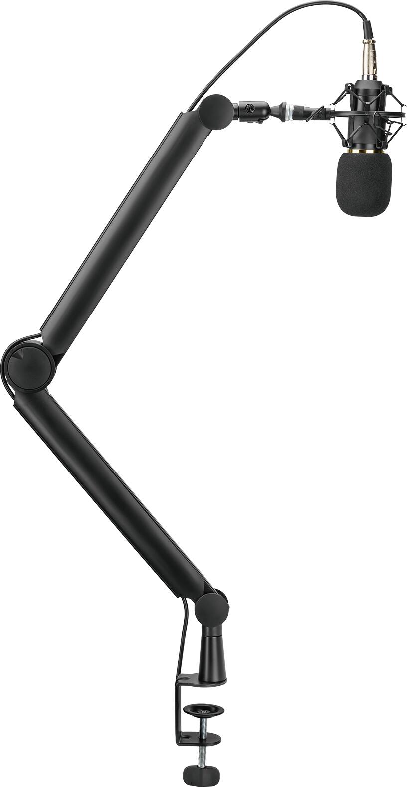 Alt View 11. ACGAM - Boom Arm Microphone Mic Stand with 3/8'' to 5/8'' Screw Adapter for Blue Yeti HyperX QuadCast Shure SM7B and other Mic - Matte Black.