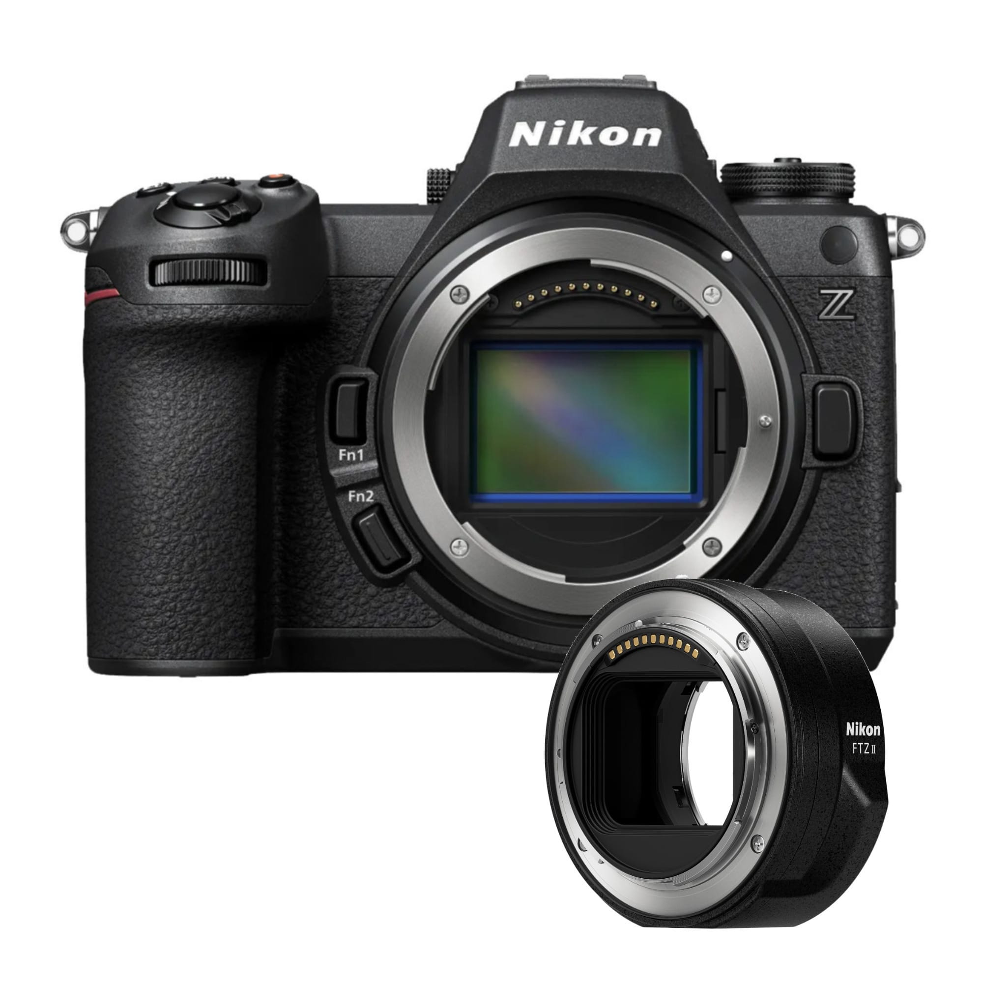 Z6III Mirrorless Camera Body and Nikon FTZ II Mount Adapter