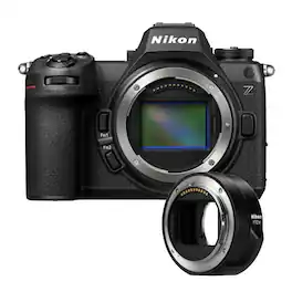 Z6III Mirrorless Camera Body and Nikon FTZ II Mount Adapter Bundle - Black