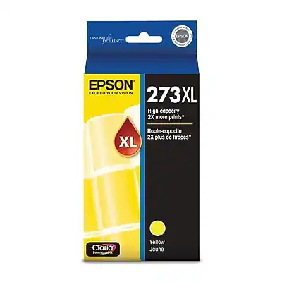 DESIGNED FOR EXCELLENCE
EPSON
EXCEED YOUR VISION
273XL
High-capacity
2X more prints*
XL
Claria
Yellow
Joune
High-capacity
2X plus de tiroirs*
XL