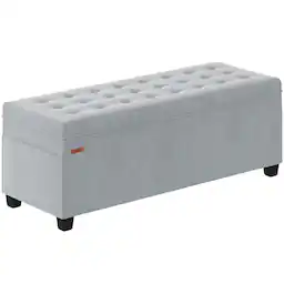 Velvet-gray 15.7" D x 15.7" W x 43" H