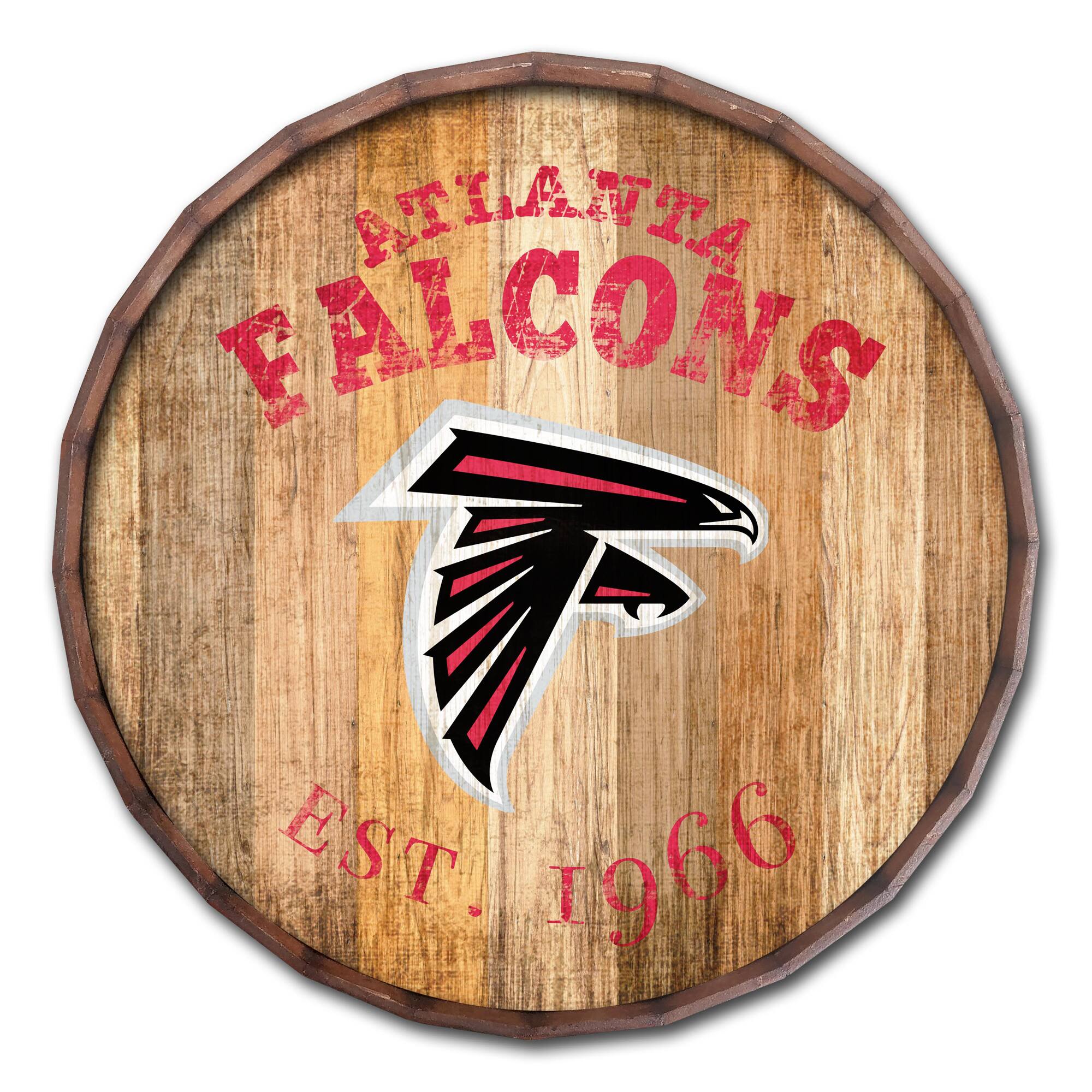 Atlanta Falcons 24'' Established Date Barrel Top
