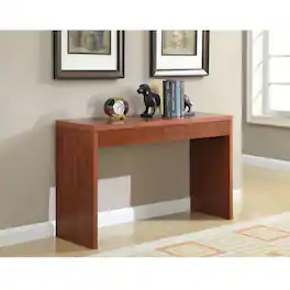 Hivvago - Finish Sofa Table Modern Living Room Console Table - Cherry