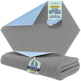 Katziela - Washable Hexagon Dog Pee Pads - Gray