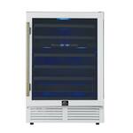 Forno Appliances - Bacchino 51-Bottle Convertible Dual Zone Wine Cooler - White