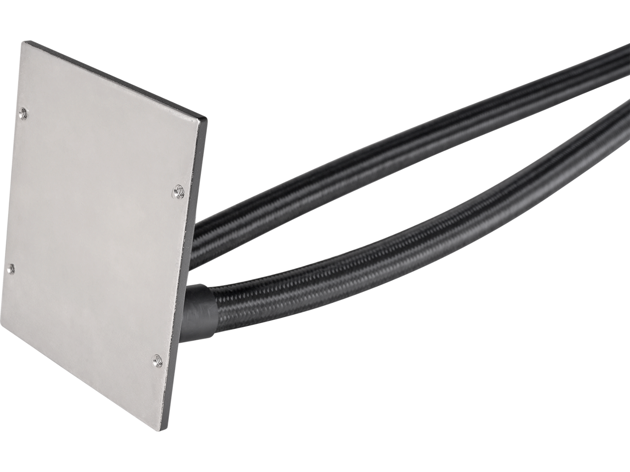 Alt View 4. Thermaltake - Thermaltake AW360 Liquid Cooler - 360mm, 3x120mm PWM Fans, Nickel-Copper Block, Black - Black.