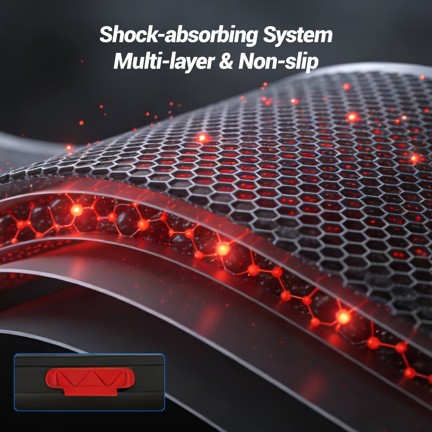 Shock-absorbing System  
Multi-layer & Non-slip