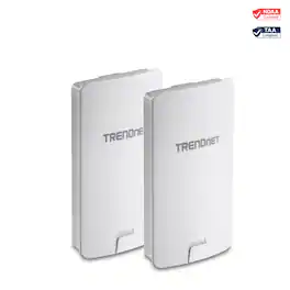 Trendnet - TEW-840APBO2K 14 dBi WiFi AC867 Outdoor PoE Preconfigured Point-to-Point Bridge Kit - White