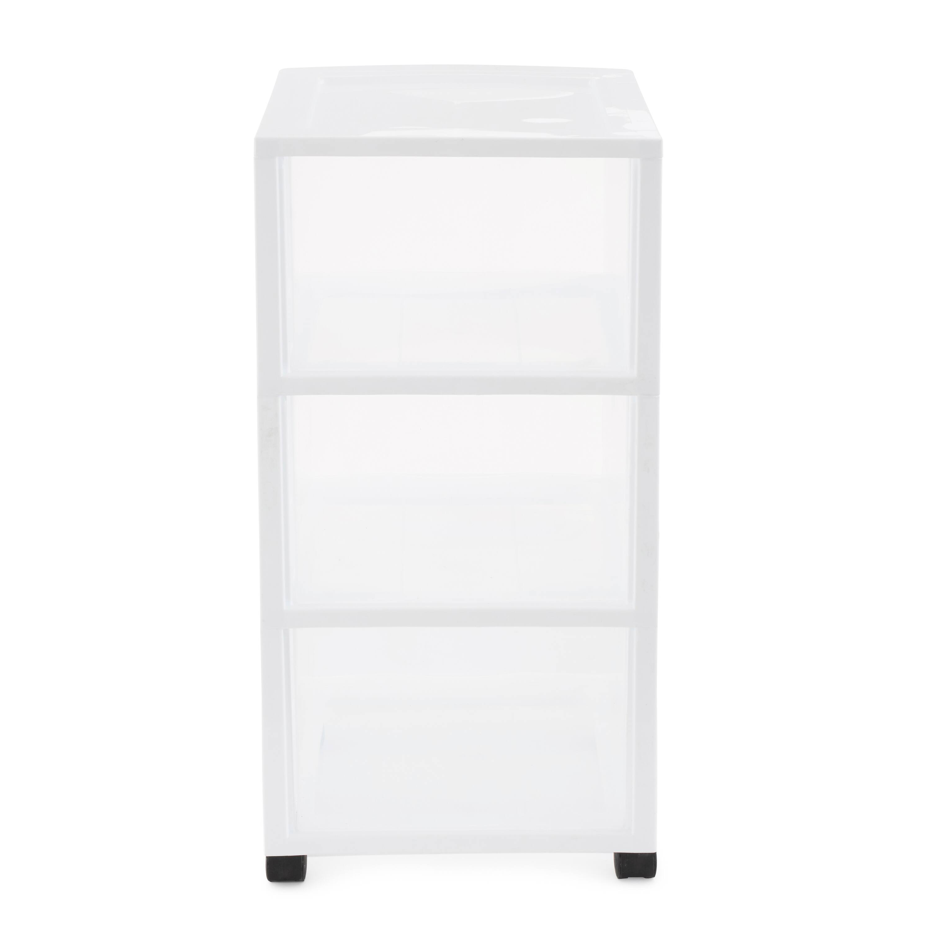 Alt View 7. Gracious Living - Gracious Living Classic 3 Drawer Organizer Plastic Storage Cart w/Wheels(2 Pack).