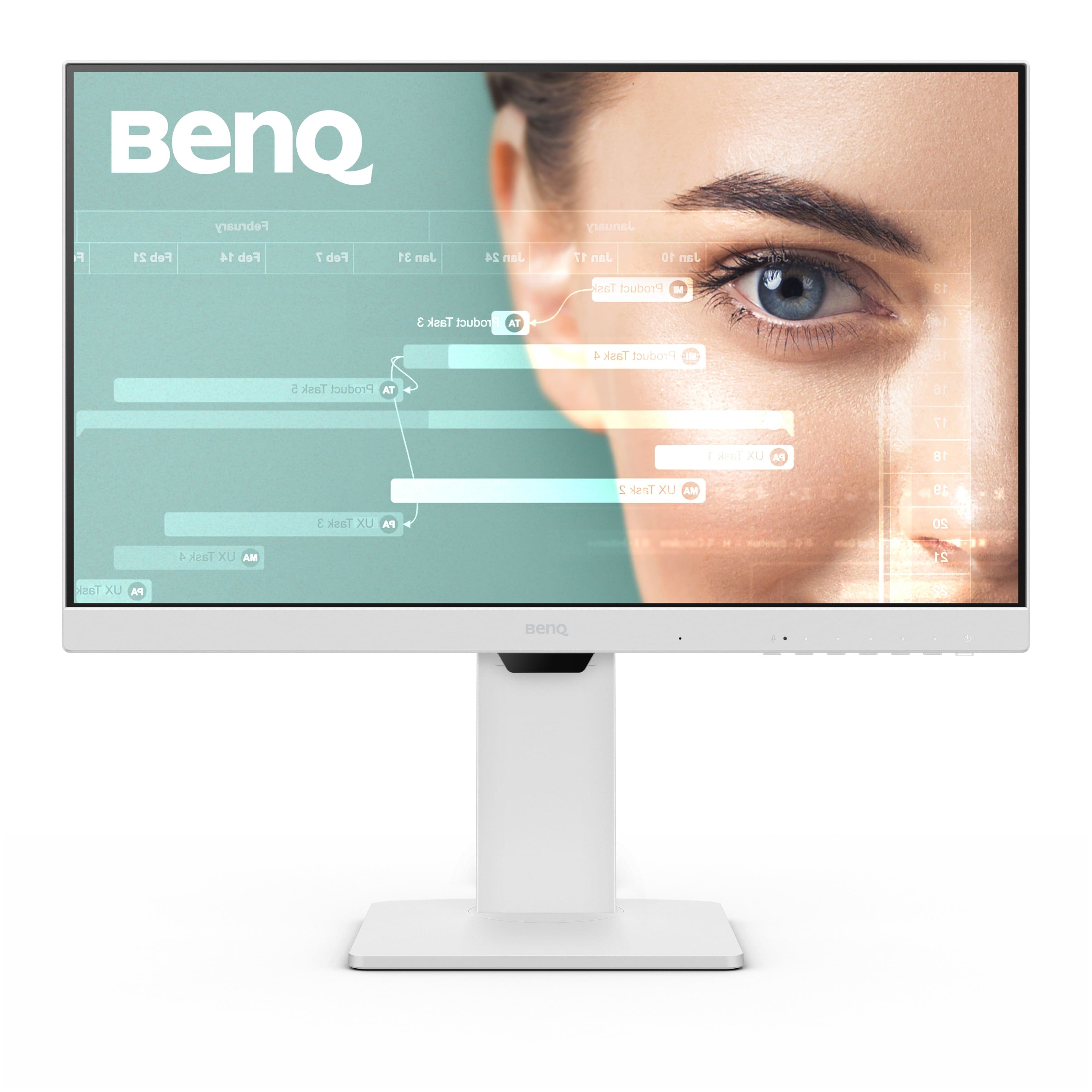 BenQ - GW2486TC 23.8" IPS LED 1080p FHD 100HZ USB-C Monitor (HDMI/DP/USB-C) - White - Front_Zoom