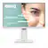 BenQ is a brand of computer monitors and other electronic products. The image shows a BenQ monitor with a woman's face on the screen. The monitor is white and has a stand. The image is advertising the BenQ product, which is available in January and February.