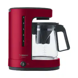Zojirushi - ZUTTO 5-Cup Coffee Maker with Removable Water Tank (PFAS Free) (Red) - Black/Black