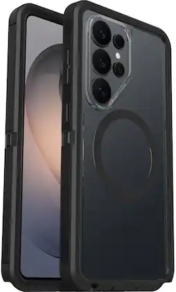 OtterBox - Defender Series Pro XT Hard Shell for Galaxy S26 Ultra - Dark Side (Clear/Black)