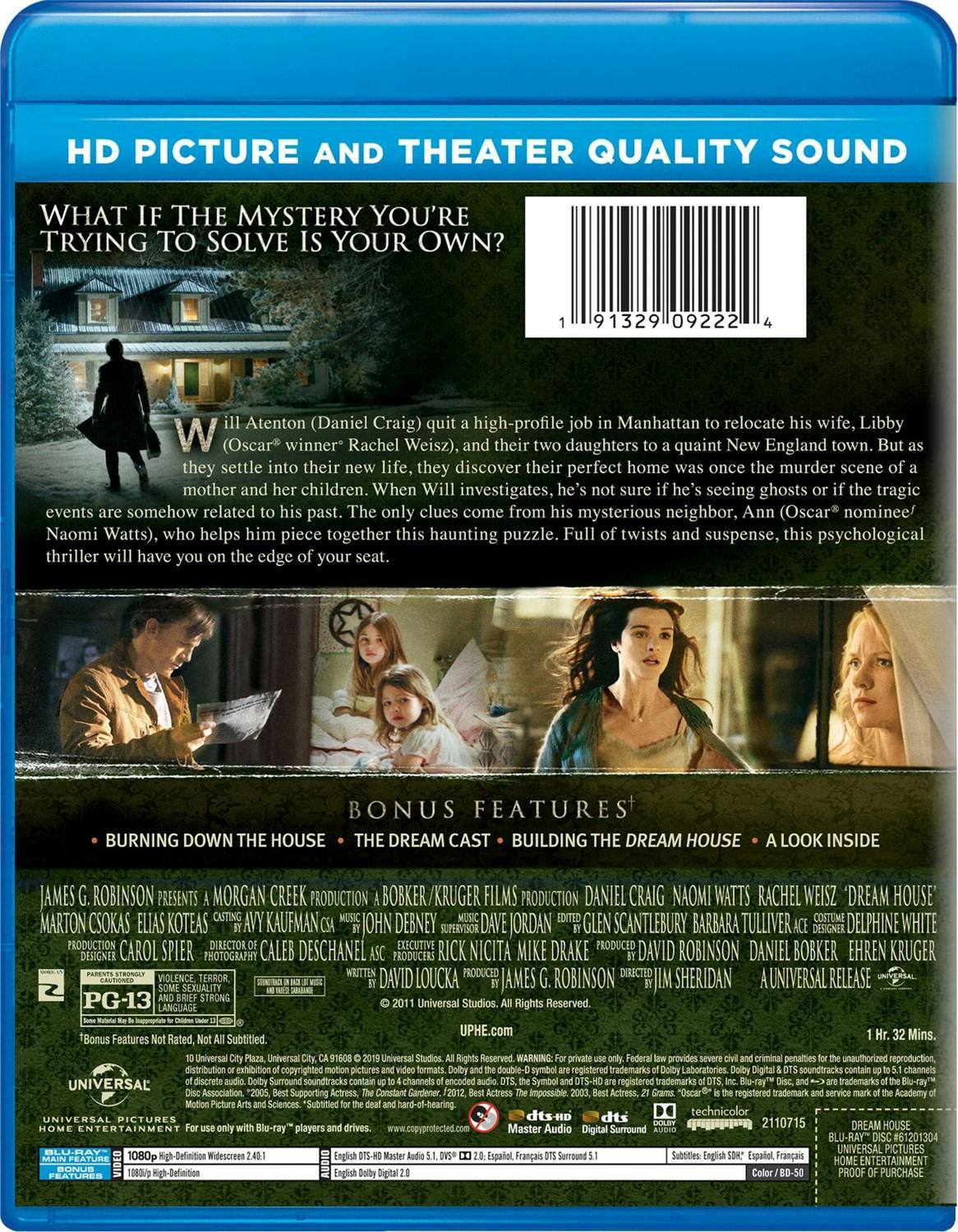 Back. Dream House [Blu-ray].