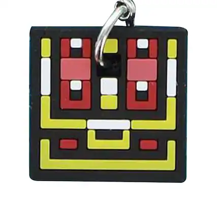 Front. Crowded Coop - 8-Bit Treasure Chest Zipper Pull (Arcade Block Exclusive) - Multi-Color.