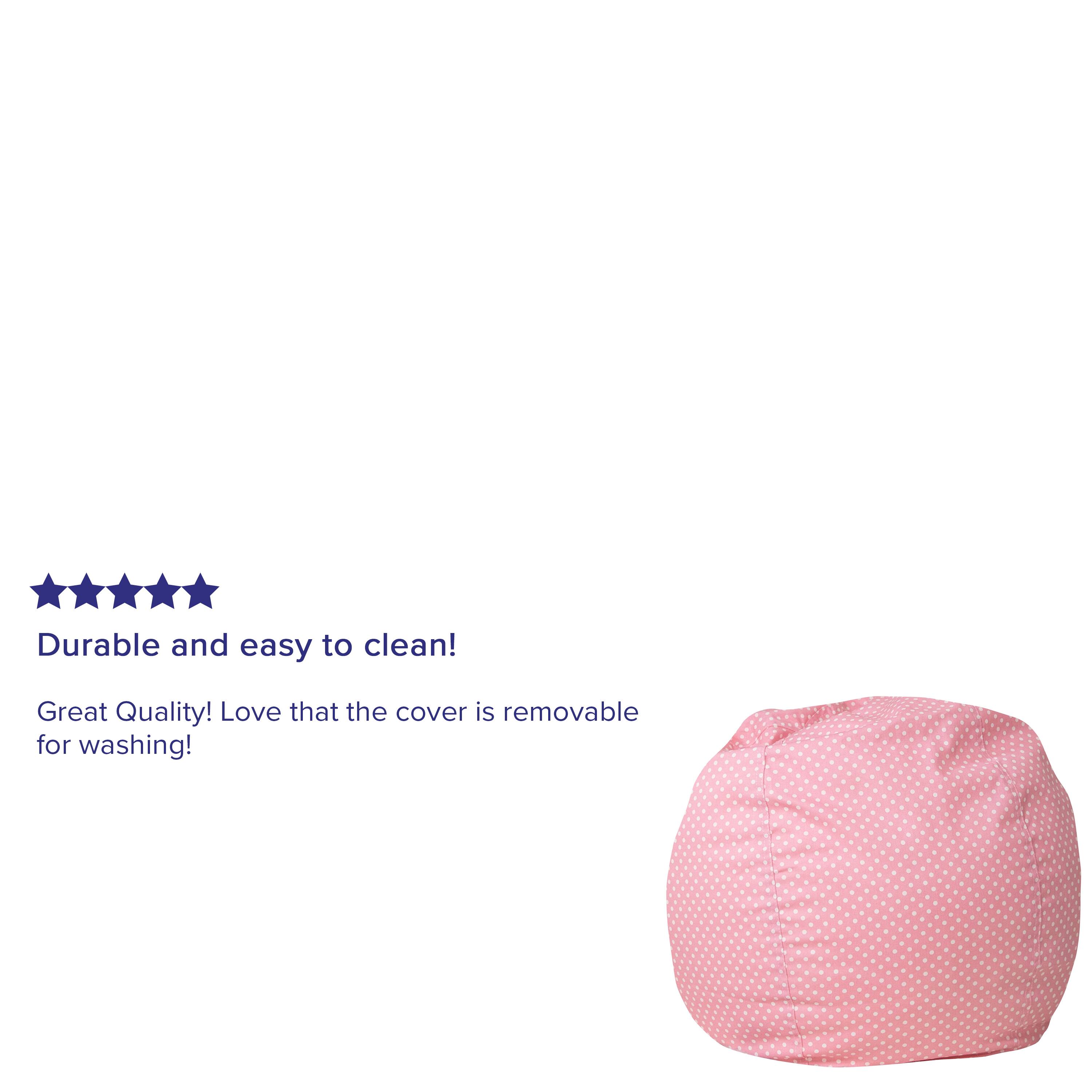 Durable and easy to clean!  
Great Quality! Love that the cover is removable for washing!