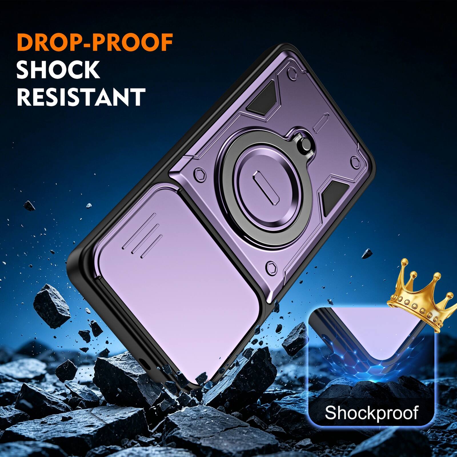 DROP-PROOF  
SHOCK RESISTANT  
Shockproof