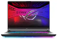 ASUS - ROG Strix G16 16" 2.5K 240Hz Gaming Laptop - Intel Core Ultra 9 HX - 16GB DDR5 - NVIDIA GeForce RTX 5060 - 1TB SSD - Eclipse Gray - Front_Zoom