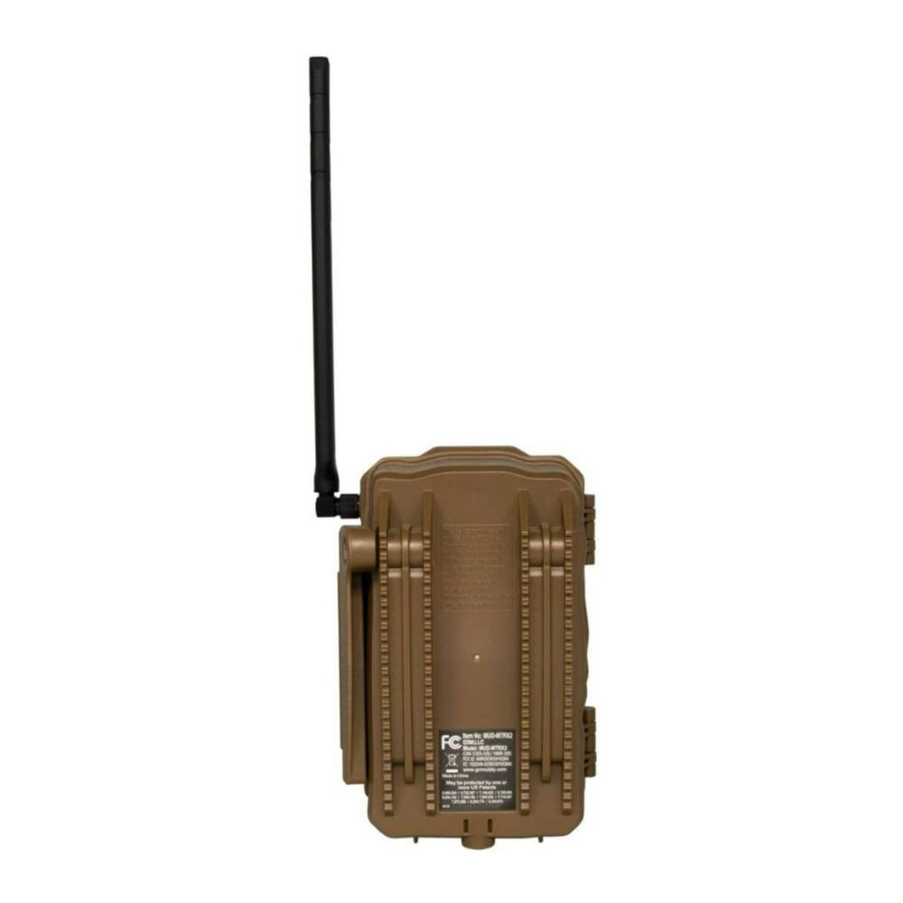 Left. Muddy - Muddy Matrix 2.0 Dual Network Brown Cellular Camera with 36MP Photo Resolution.
