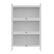 Back Zoom. LOVMOR - Metal Pantry Storage Cabinet with Freestanding Cupboard and Retractable Doors - White.