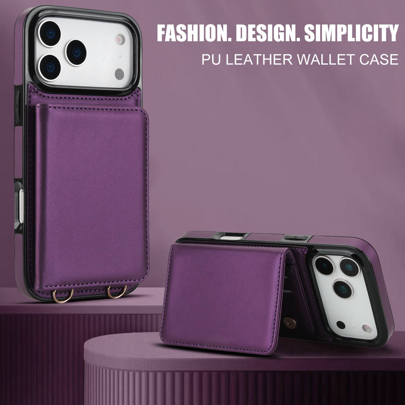 FASHION. DESIGN. SIMPLICITY  
PU LEATHER WALLET CASE