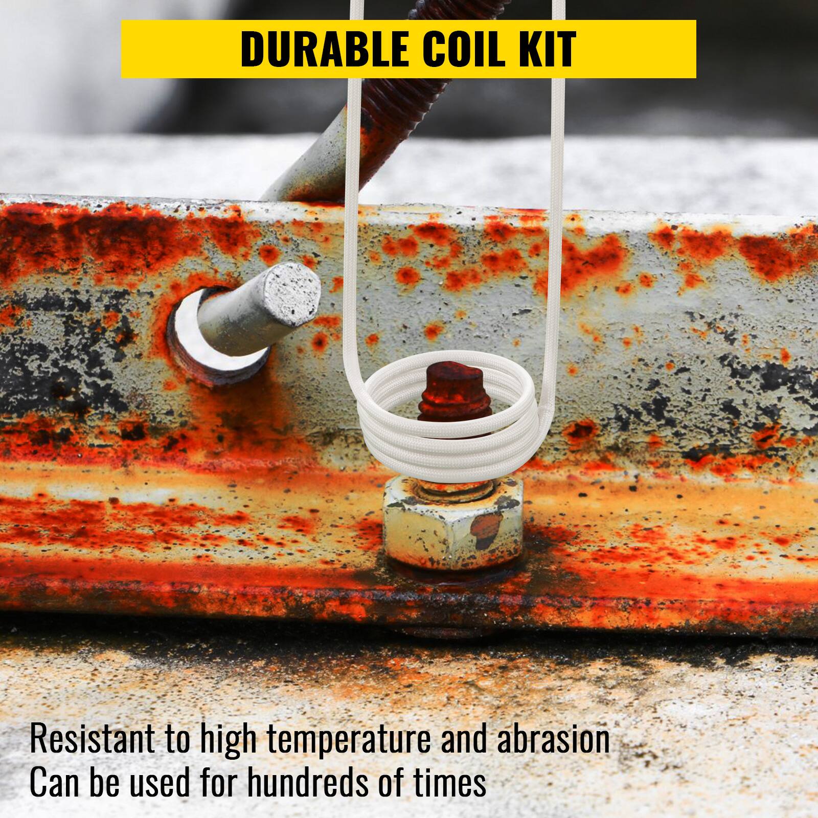 DURABLE COIL KIT

Resistant to high temperature and abrasion
Can be used for hundreds of times