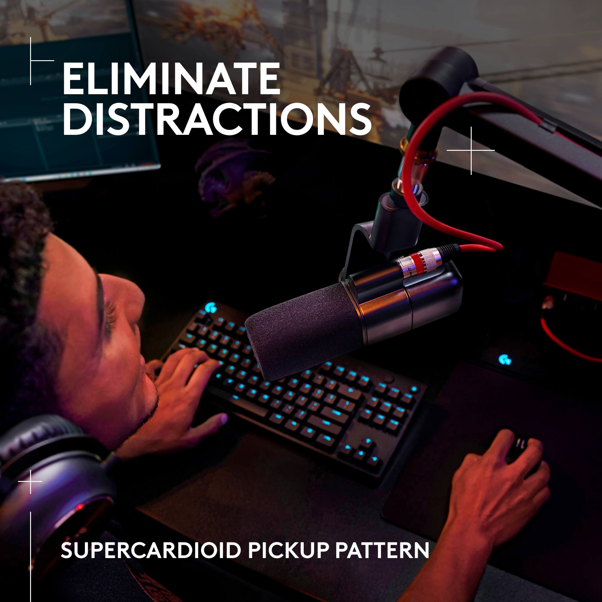 Eliminate Distractions - Supercardiod Pickup Pattern