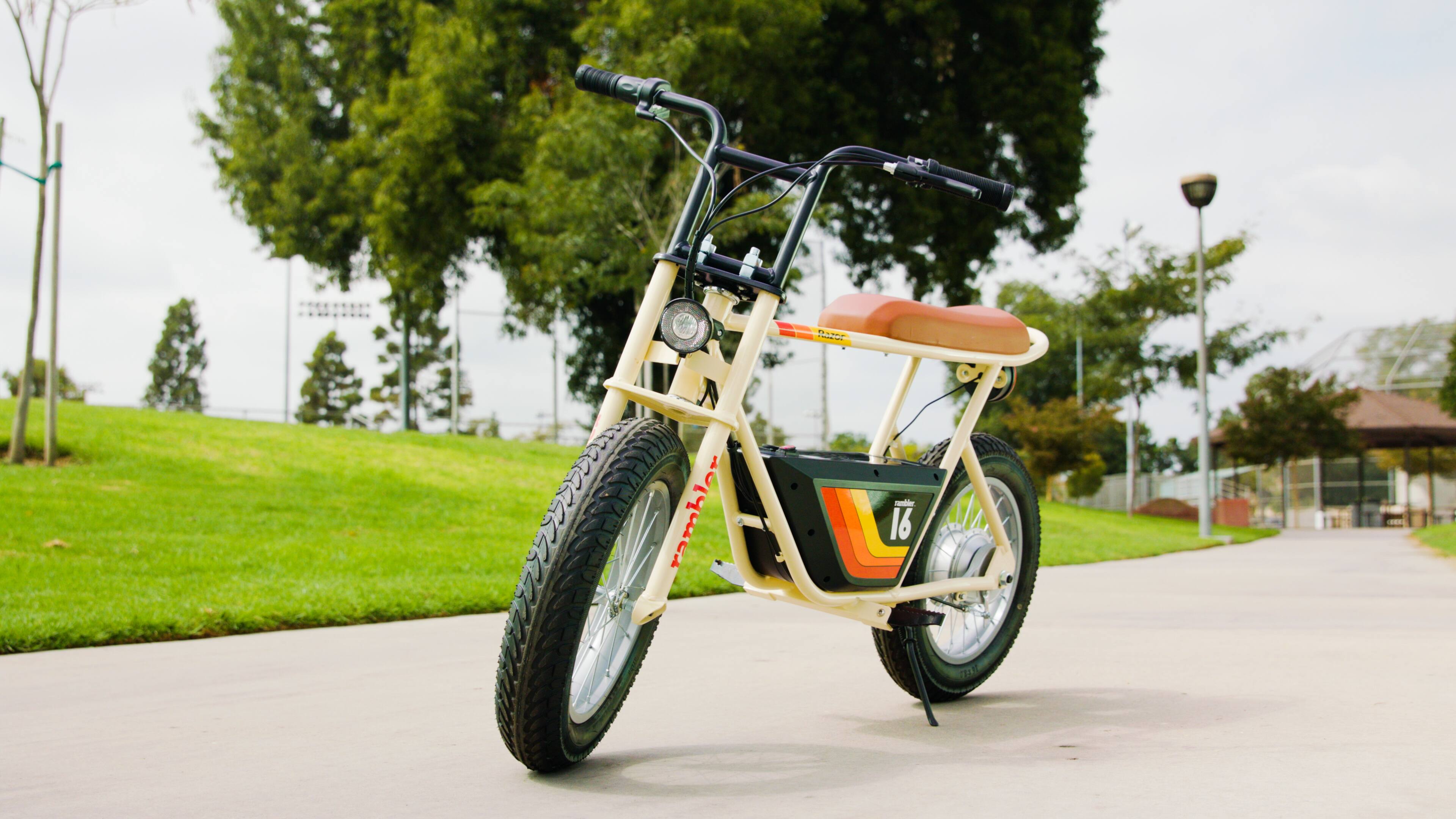 Alt View 21. Razor - Rambler 16 eBike w/ 11.5 Miles Max Operating Range and 15.5 mph Max Speed - Tan.