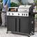 Alt View 4. U-HOMY - Propane Gas Grill with Pizza Oven and Side Burner, Removable Grates, Shelf & Cabinet for Outdoor Cooking - 5+1 Burner.