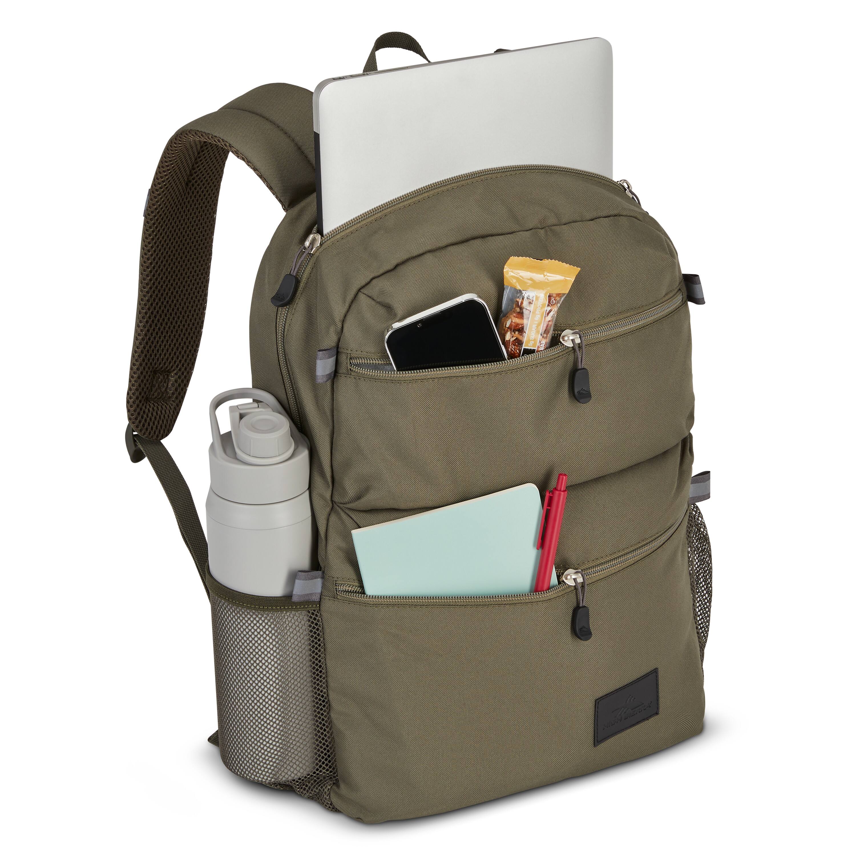 Left. High Sierra - BTS 2020 Everclass Backpack - Olive.