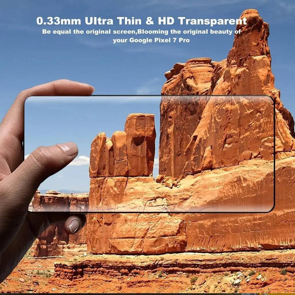 0.33mm Ultra Thin & HD Transparent  
Be equal the original screen, Blooming the original beauty of your Google Pixel 7 Pro