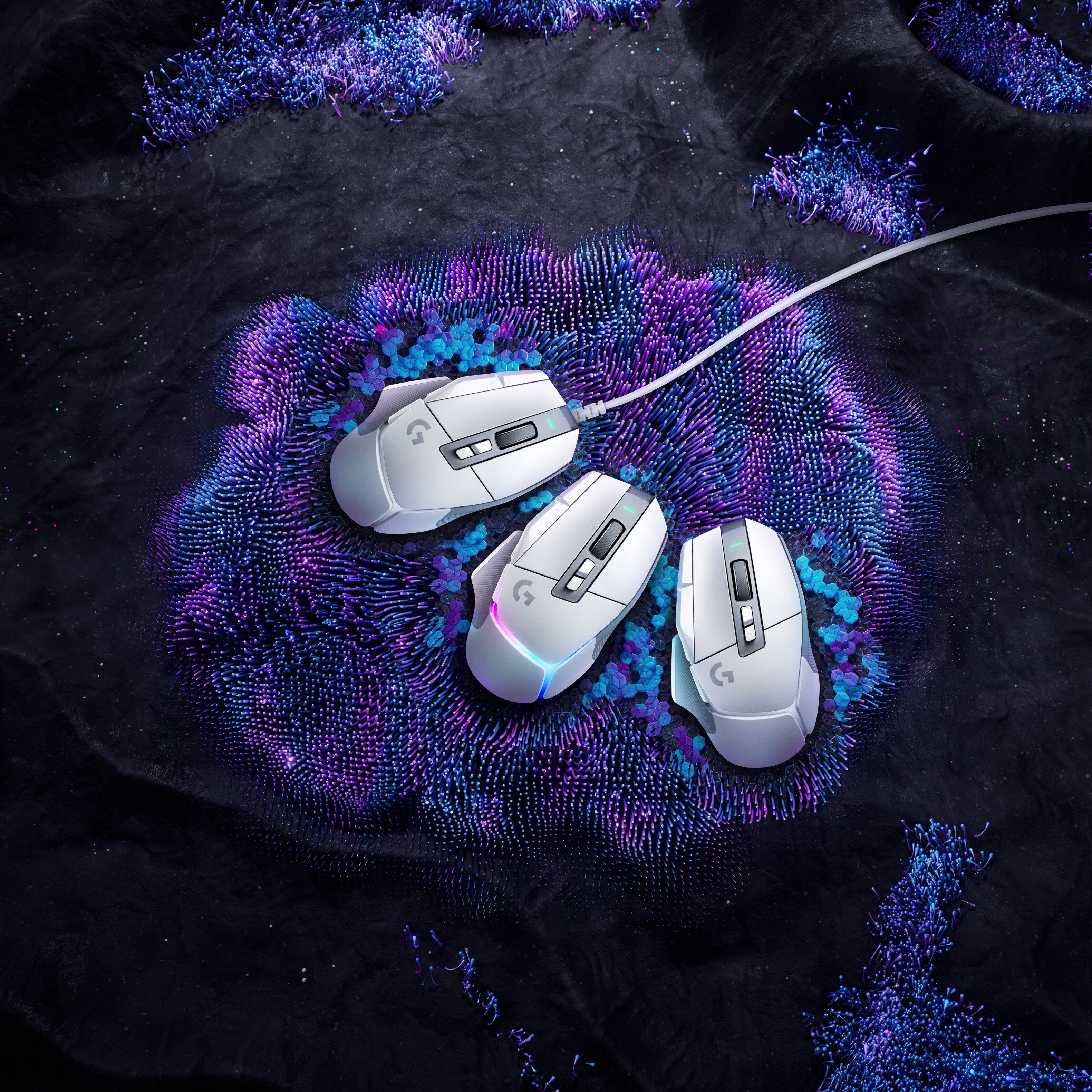 Alt View 19. Logitech - G502 X LIGHTSPEED Wireless Optical Gaming Mouse with HERO 25K Sensor - White.