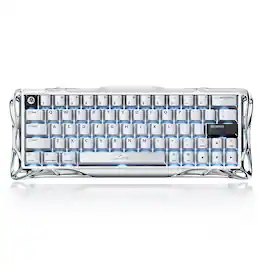 GravaStar - Mercury V60Pro 60% Hall Effect Magnetic Switch Gaming Keyboard_Deluxe Edition - Chrome Silver