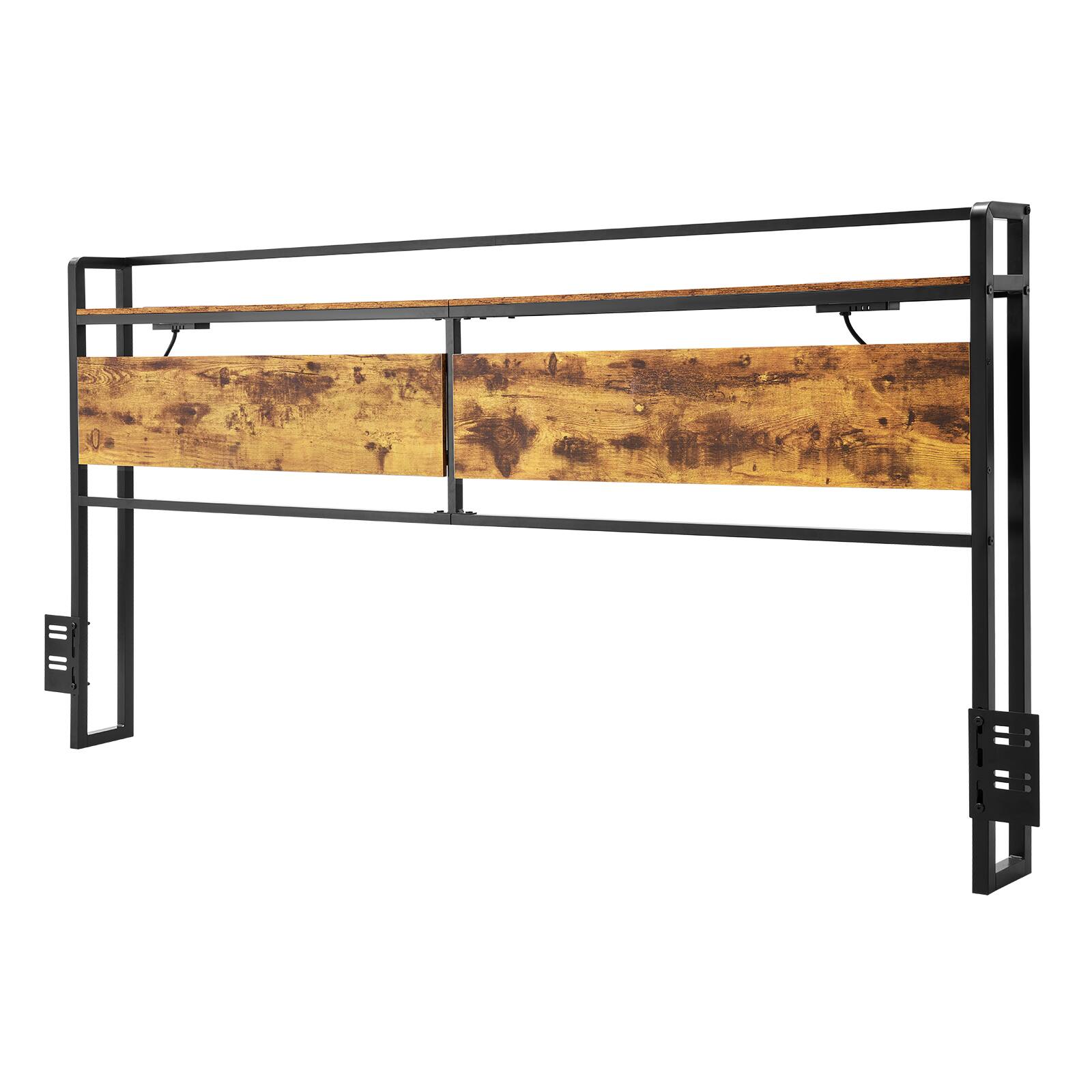 Alt View 5. VEVOR - Headboard for King Size Bed, Adjustable Height Headboard with Storage Shelf, King Size Freestanding Head Board - Dark brown.