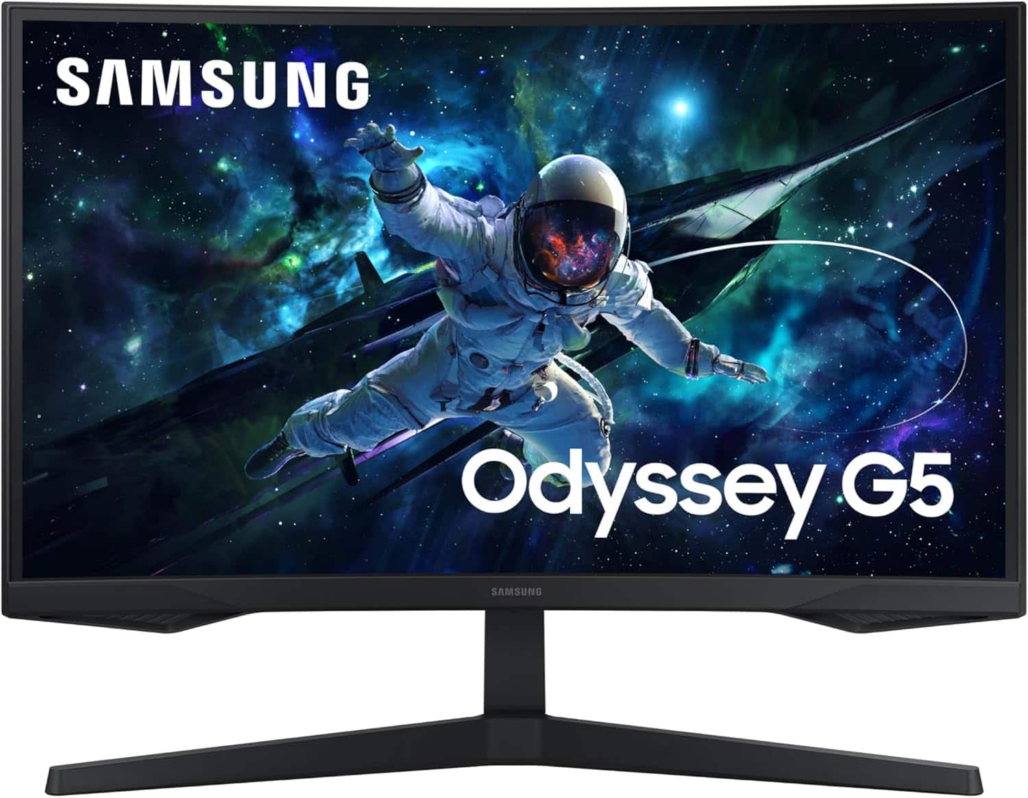 Samsung - Odyssey G5 27" QHD 165Hz 1ms GTG Curved VA LED FreeSync Gaming Monitor (LS27CG550ENXZA) – Black