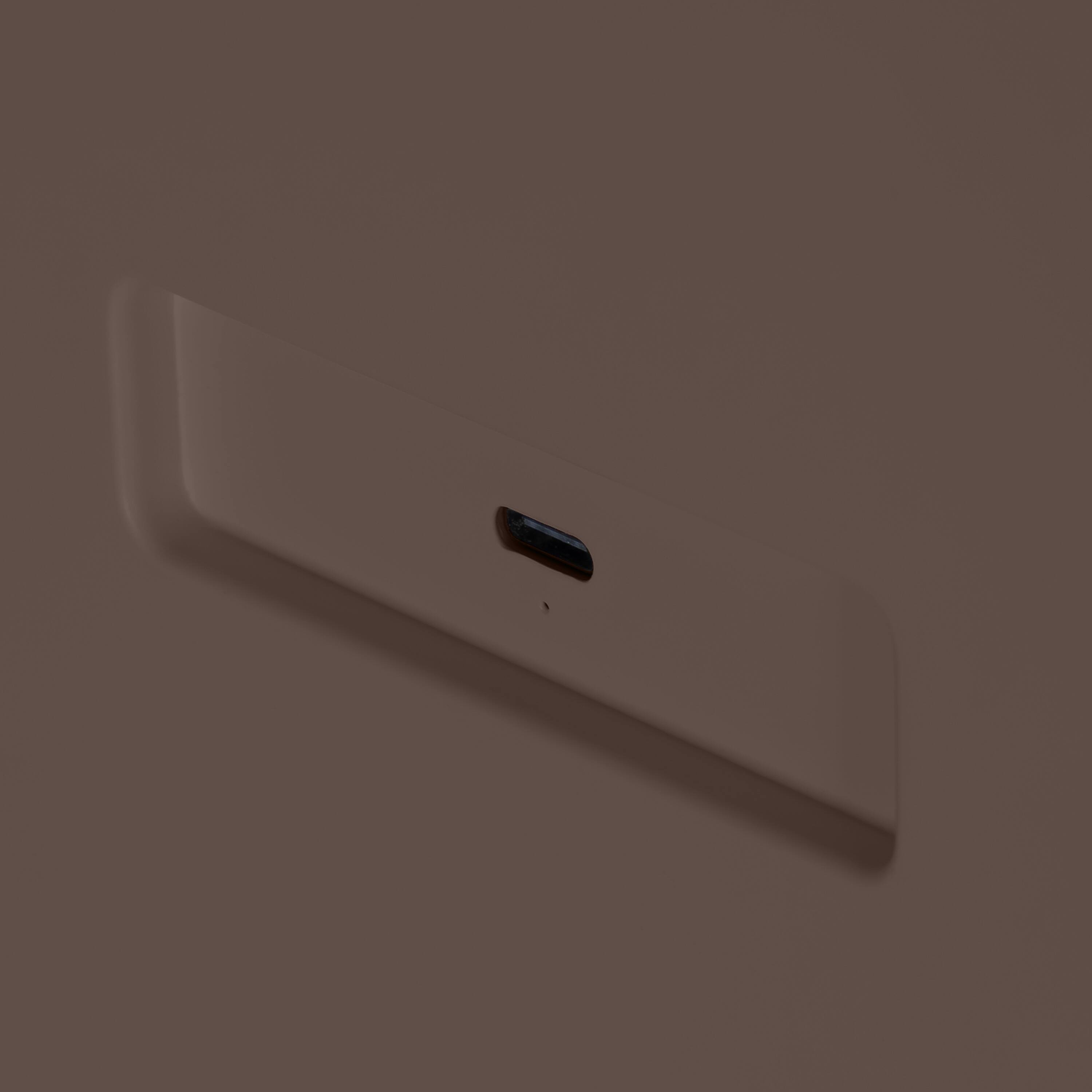 Back. Zadro - Zadro Scalloped Edge Hollywood LED Vanity Mirror 12" x 19" - Chocolate.