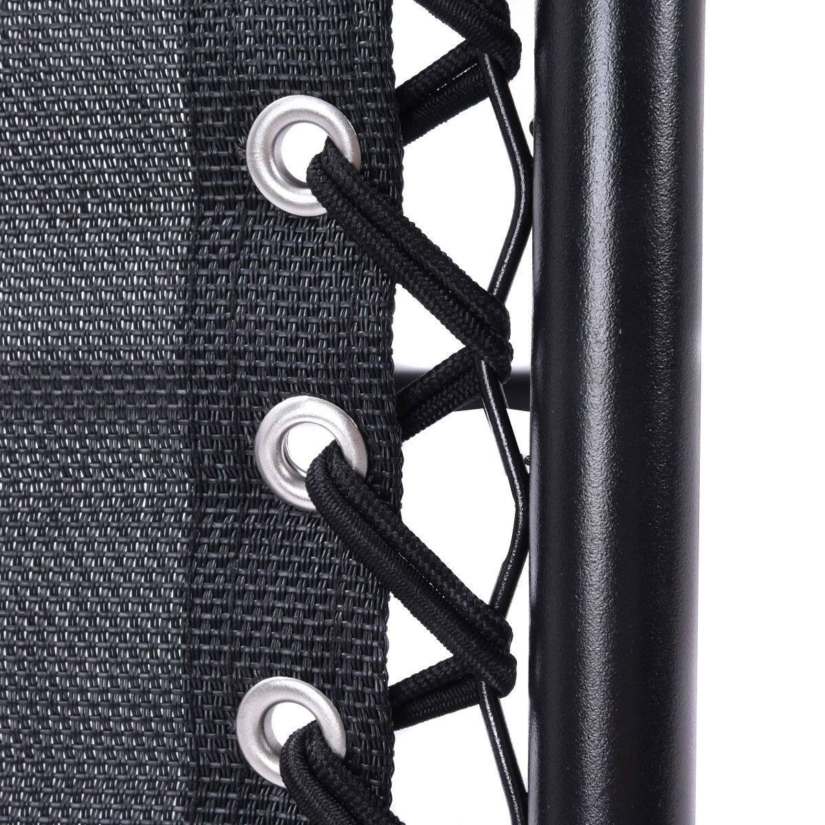 Alt View 1. Hivvago - Set of 2 Black Folding Outdoor Zero Gravity Lounge Chair Recliner - Black.