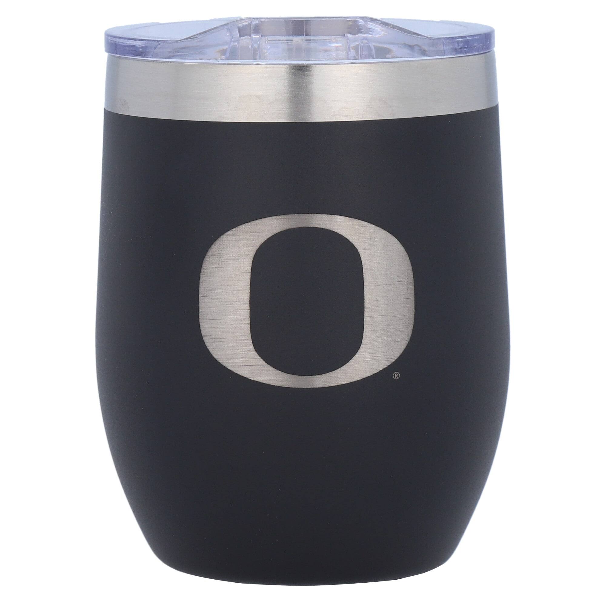 Front. The Memory Company - Oregon Ducks 16oz. Stainless Steel Stemless Tumbler - Multicolor.