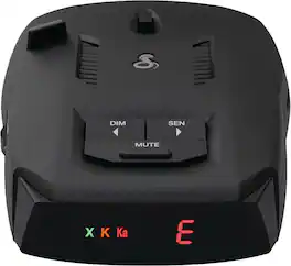Cobra - RAD 390 Radar and Laser Detector, works with Apple CarPlay/Android Auto - Black