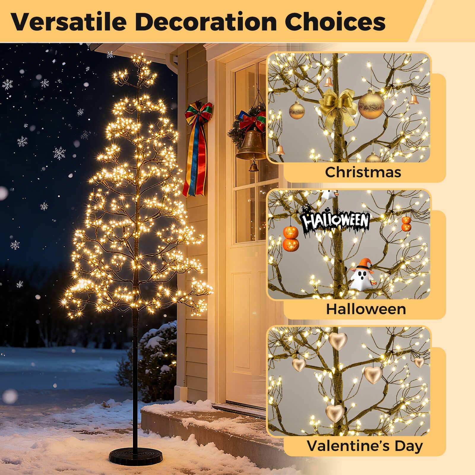 Versatile Decoration Choices

- Christmas
- Halloween
- Valentine's Day