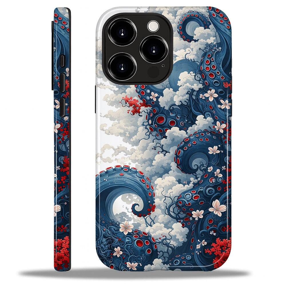 BUBM - Smartphone Case for iPhone - 2-Layer Durable Smartphone Protection Case - Azure Reverie - Azure Reverie for iPhone 16 Pro Max