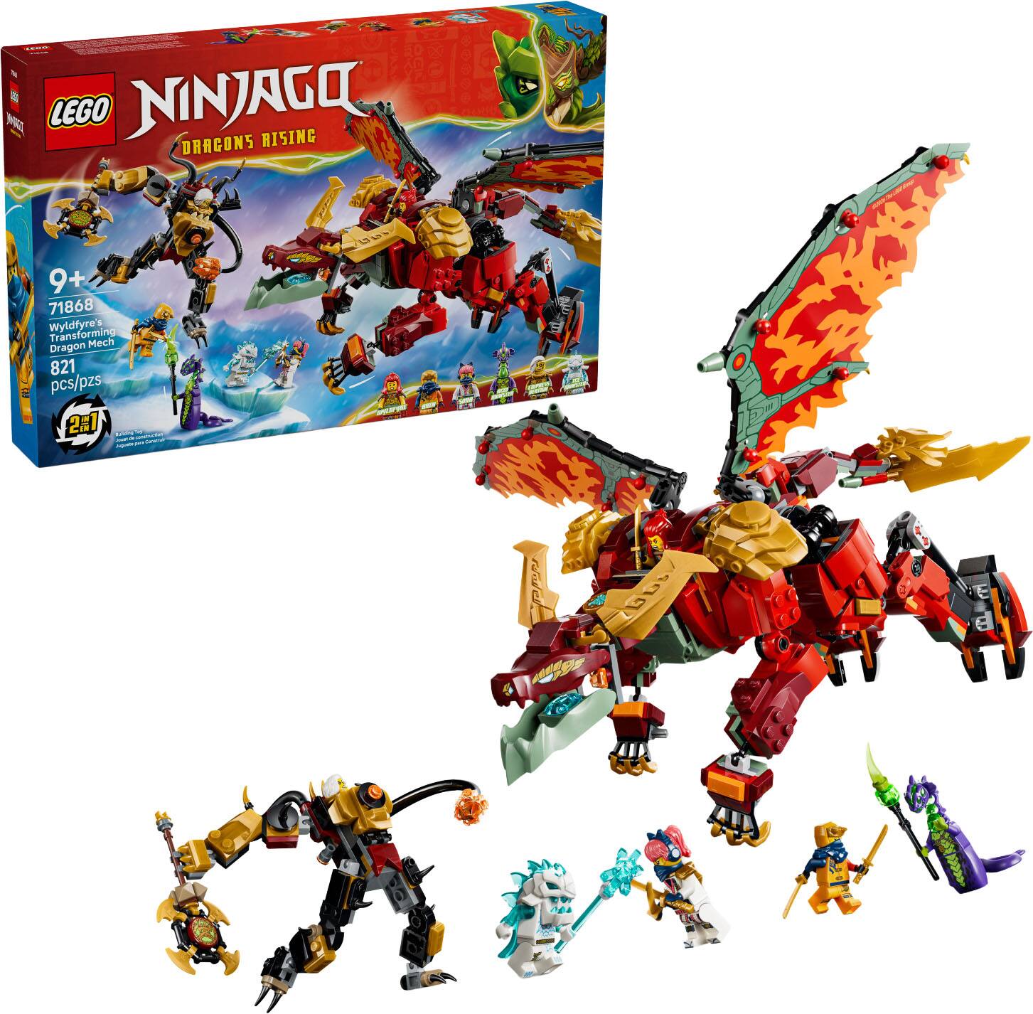 NINJAGO Wyldfyre's Transforming Dragon Mech 71868