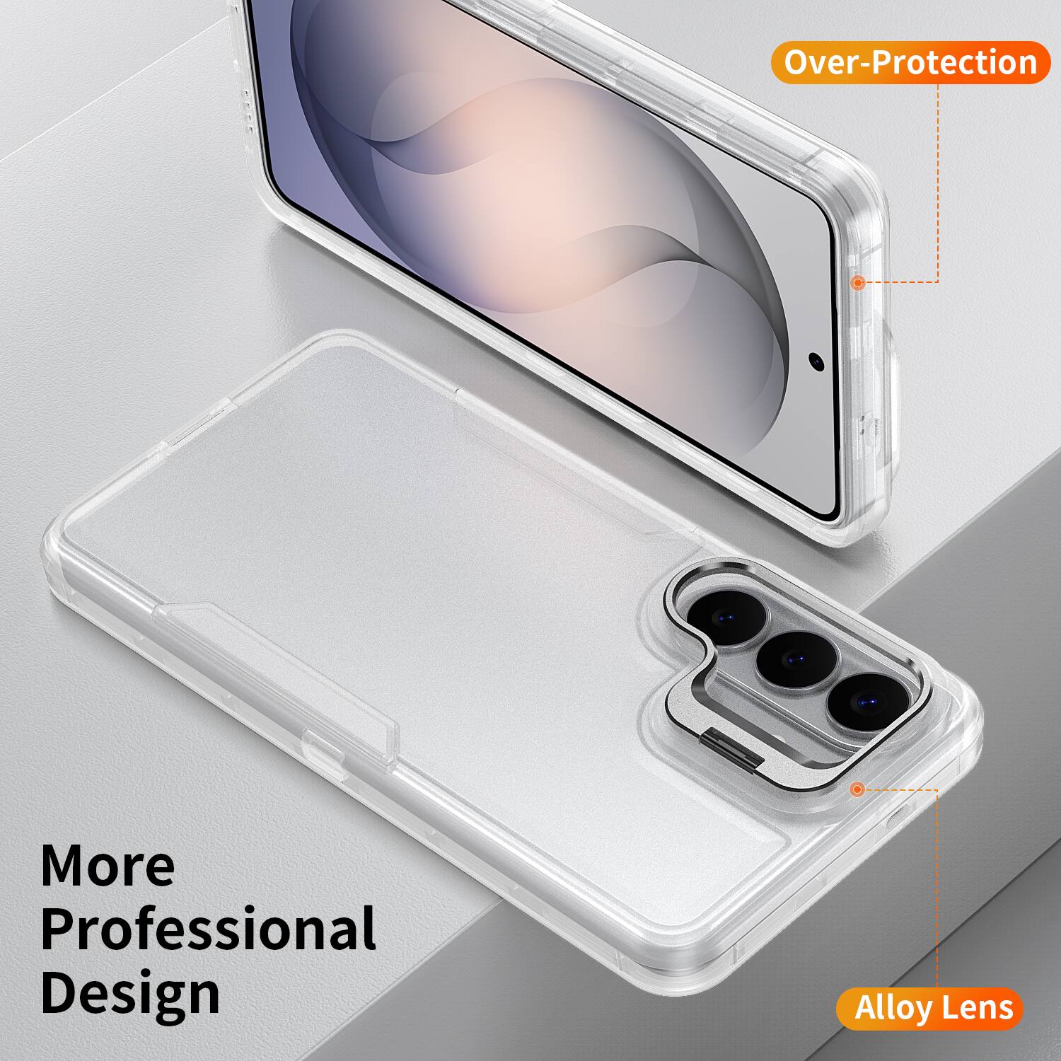 Over-Protection  
More Professional Design  
Alloy Lens