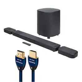 JBL - BAR 700 MK2 7.1 Channel Soundbar System with AudioQuest Sky 3m HDMI Cable - Black